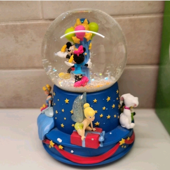 HALLMARK Walt Disney Musical 100th Birthday Water Globe Limited Edition With Box - Picture 6 of 9